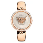 Versace Palazzo Empire Ladies' Rose Gold White Quartz Watch