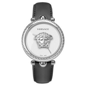 Versace Palazzo Empire Ladies' Silver Black Quartz Watch