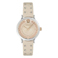 Versace Greca Fortuna 35mm Beige Silver Ladies’ Dress Watch