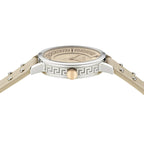 Versace Greca Fortuna 35mm Beige Silver Ladies’ Dress Watch