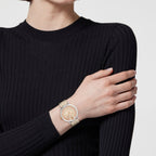 Versace Greca Fortuna 35mm Classic Beige Silver Ladies’ Watch