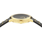 Versace Greca Fortuna 35mm Classic Black Gold Ladies’ Watch