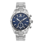 Versace V-Code 41mm Blue Men's Chronograph Watch