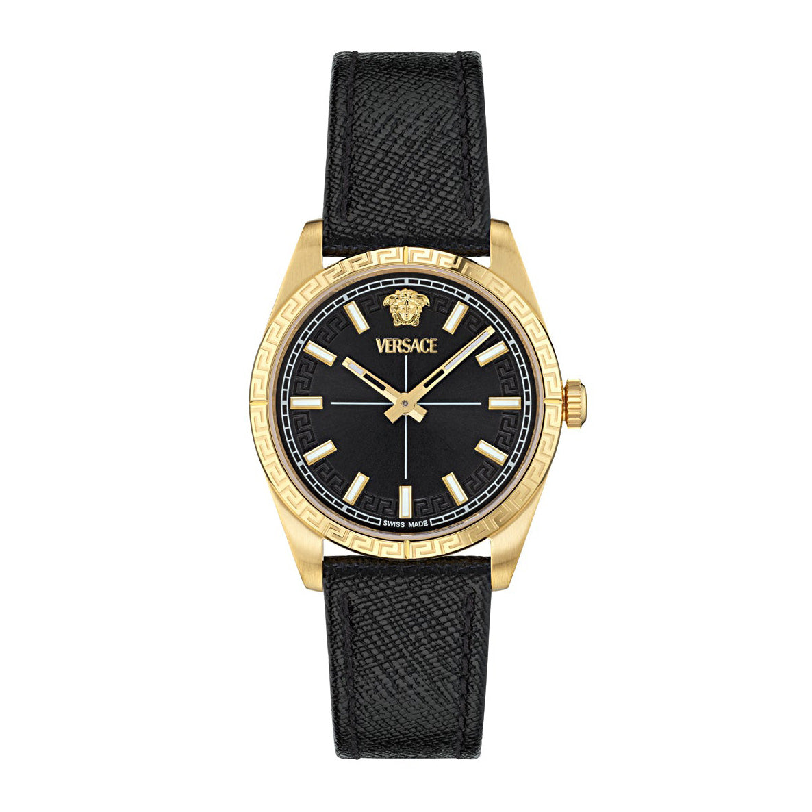 Versace Millenium 32mm Black Gold Ladies’ Dress Watch