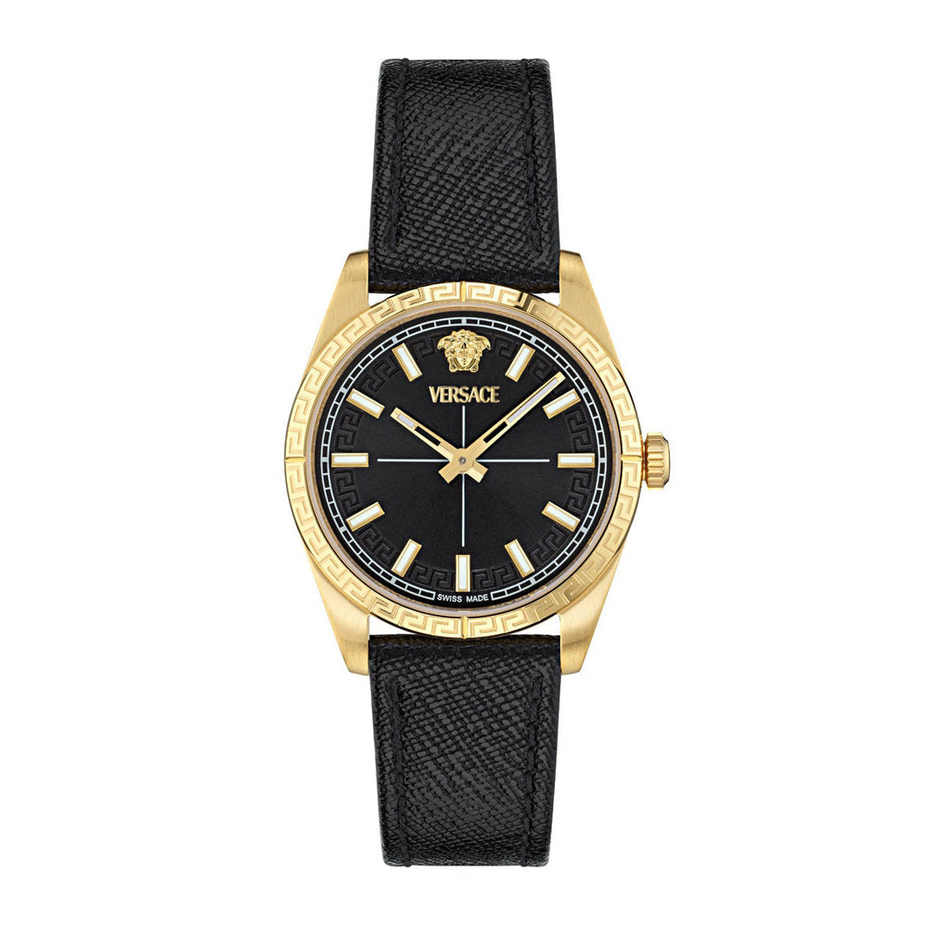 Versace Millenium 32mm Classic Black Gold Ladies’ Watch
