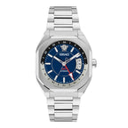 Versace V-Contempo GMT 40mm Blue Silver Men’s GMT Watch