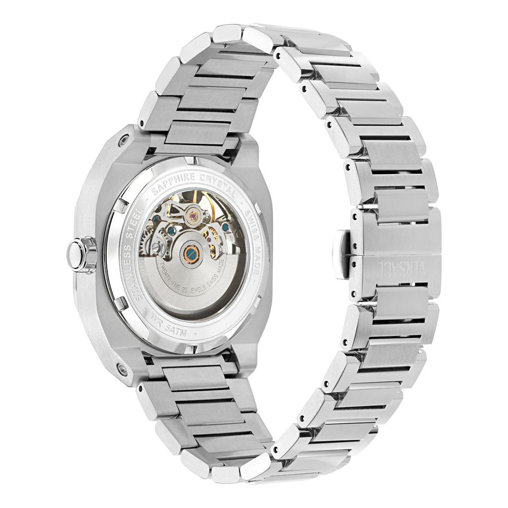 Versace V-Contempo GMT 40mm Classic Blue Silver Men’s Watch