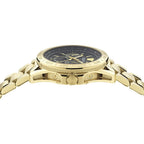 Versace V-Galaxy Moonphase 43mm Black Gold Men’s Watch