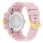 Versace Real Active 45mm Pink Unisex Chronograph Watch