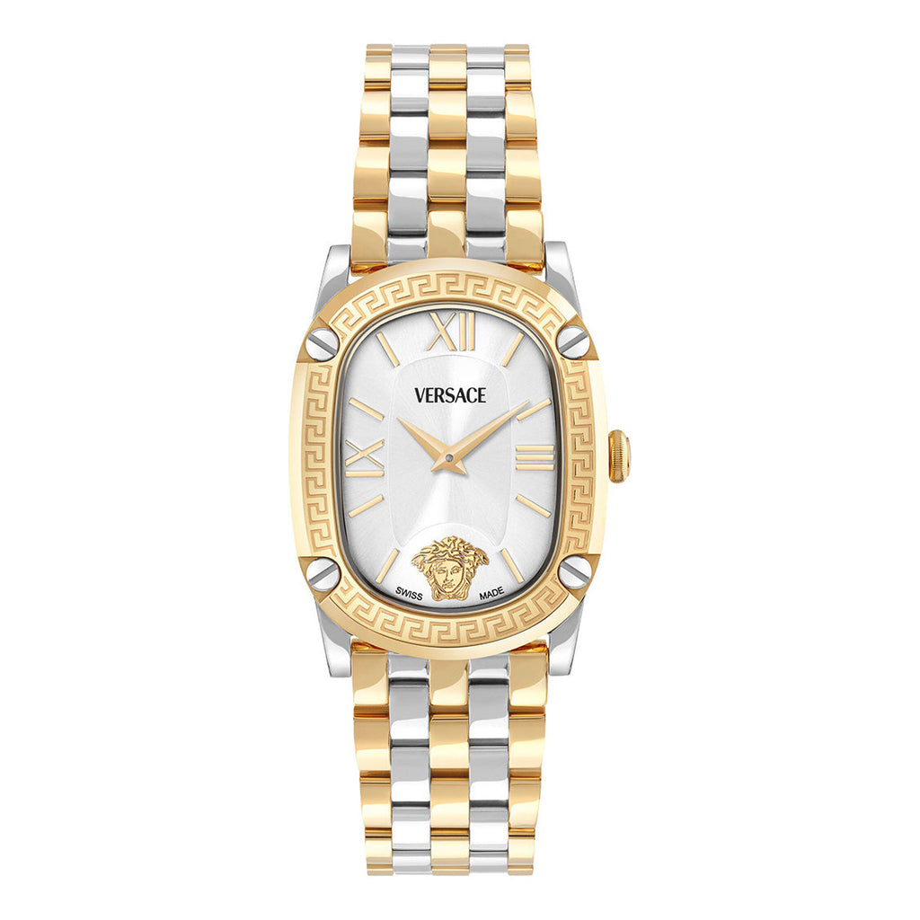 Versace Greca Sphere 29mm Silver Dial Ladies Watch