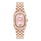 Versace Greca Sphere Ladies Watch 29mm Pink Dial Rose Gold