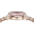 Versace Greca Sphere Ladies Watch 29mm Pink Dial Rose Gold