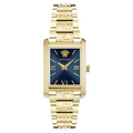 Versace Ladies Watch Tonneau 33mm Blue Gold Bracelet