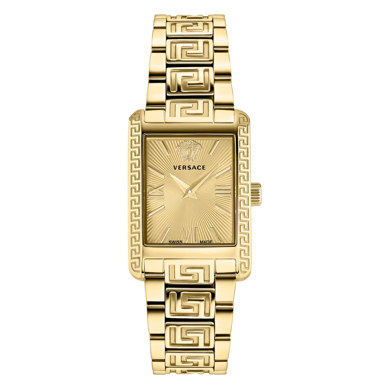 Versace Tonneau Lady 23x33mm Gold Dial Ladies’ Watch