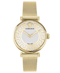 Versace Ladies Watch Lady 35mm White Milanese Bracelet
