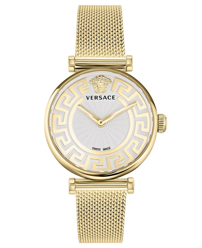 Versace Ladies Watch Lady 35mm White Milanese Bracelet