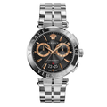 Versace Men's Watch Chronograph Aion Silver