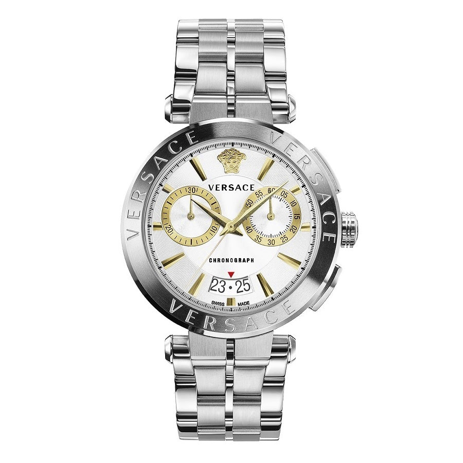 Versace Aion Chronograph Men's White Watch