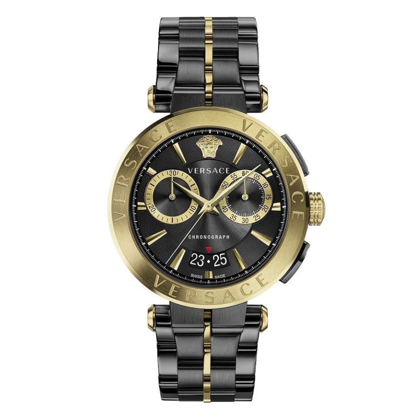 Versace Aion Chronograph Men's Black Watch