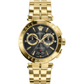 Versace Aion Men's Chronograph Black Gold Watch