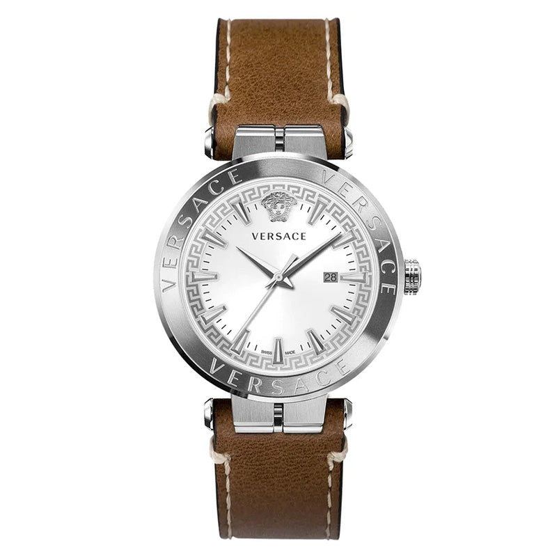 Versace Men's Watch Aion 44mm White Brown