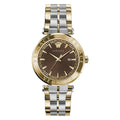 Versace Men's Watch Aion 44mm Brown Gold
