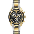 Versace Men's Watch V-Ray 44mm Black Two-Tone Bracelet