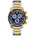 Versace Men's Watch V-Ray 44mm Blue Two-Tone Bracelet