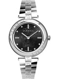 Versace Ladies Watch New Lady 38mm Black Bracelet