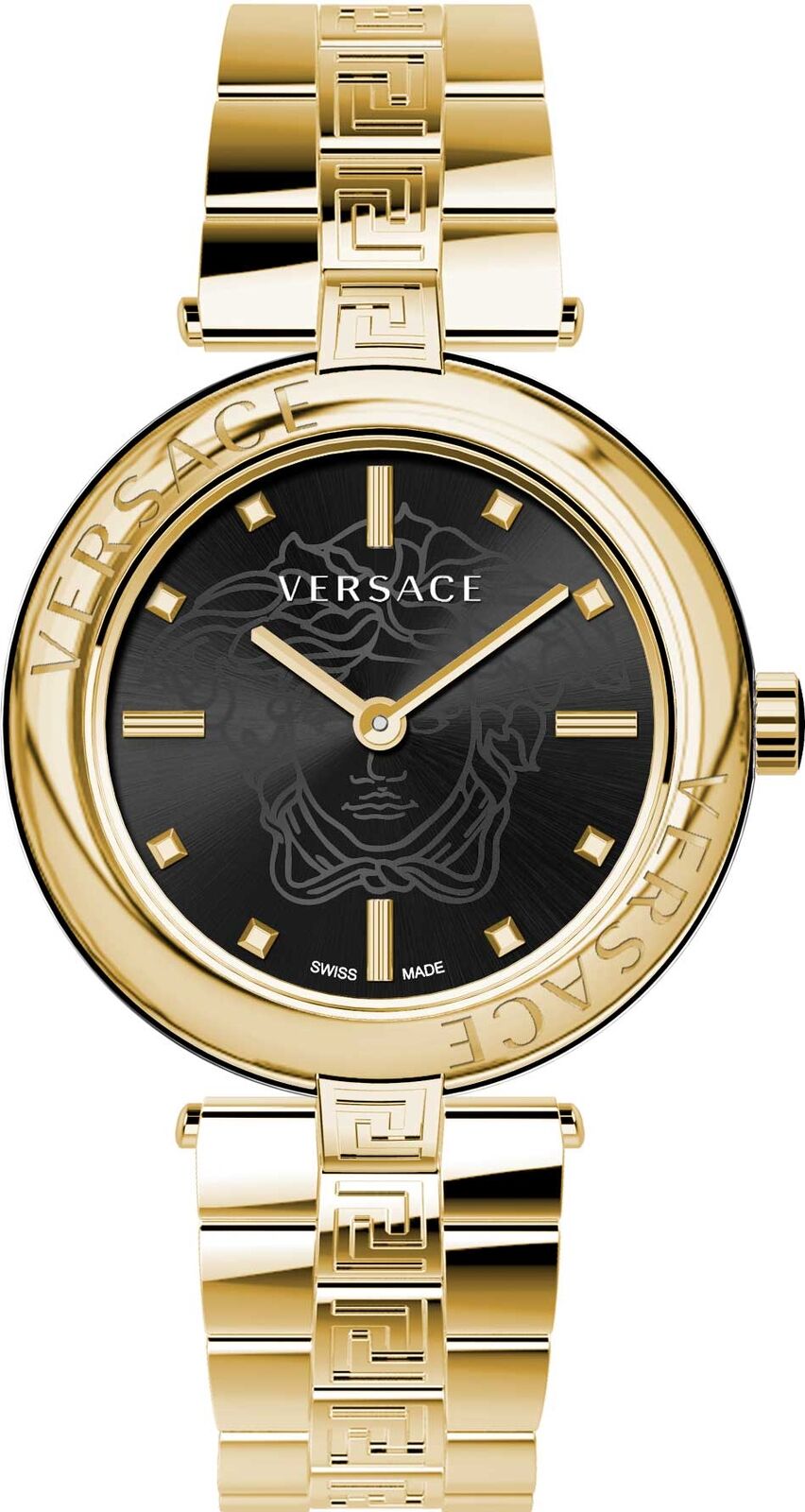 Versace Ladies Watch New Lady 38mm Gold Bracelet