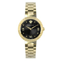 Versace Greca Lady Ladies' Black Gold Quartz Watch