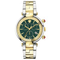 Versace Revive Chronograph Men's Green Gold Watch