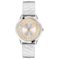 Versace Ladies Watch Logo Halo Silver Milanese Bracelet