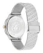Versace Ladies Watch Logo Halo Silver Milanese Bracelet