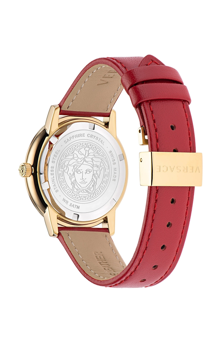 Versace Ladies Watch V-Tribute Red Diamond