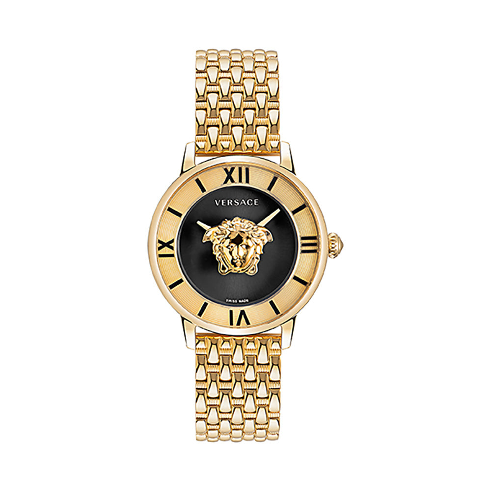 Versace La Medusa Ladies Gold Watch