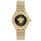 Versace Ladies Watch La Medusa Diamond Gold Bracelet