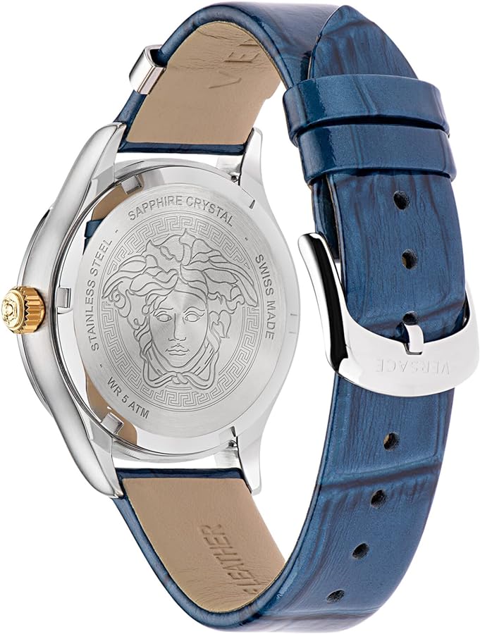 Versace Ladies Watch Hellenyium 35mm Blue