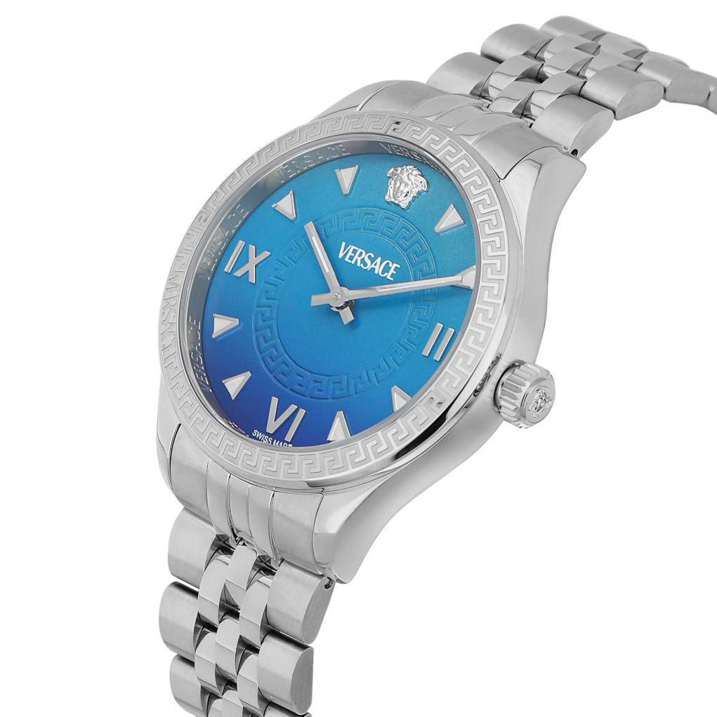 Versace Hellenyium Lady 35mm Blue Dial Ladies' Dress Watch