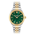 Versace Hellenyium Ladies Watch 35mm Green Dial Two Tone