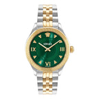 Versace Hellenyium Ladies Watch 35mm Green Dial Two Tone