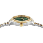 Versace Hellenyium Lady 35mm Green Dial Two-Tone Ladies' Watch
