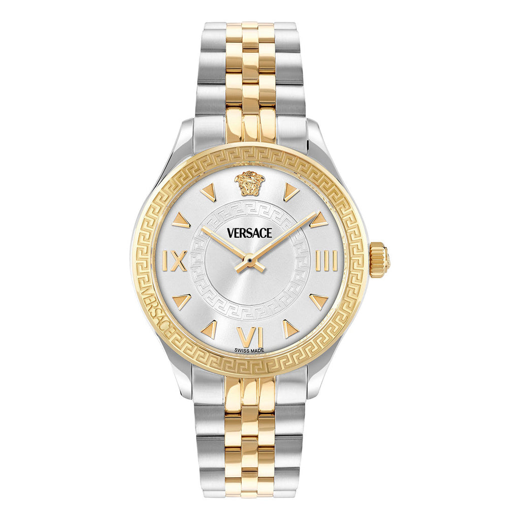 Versace Hellenyium Lady 35mm Silver Dial Two-Tone Ladies' Watch
