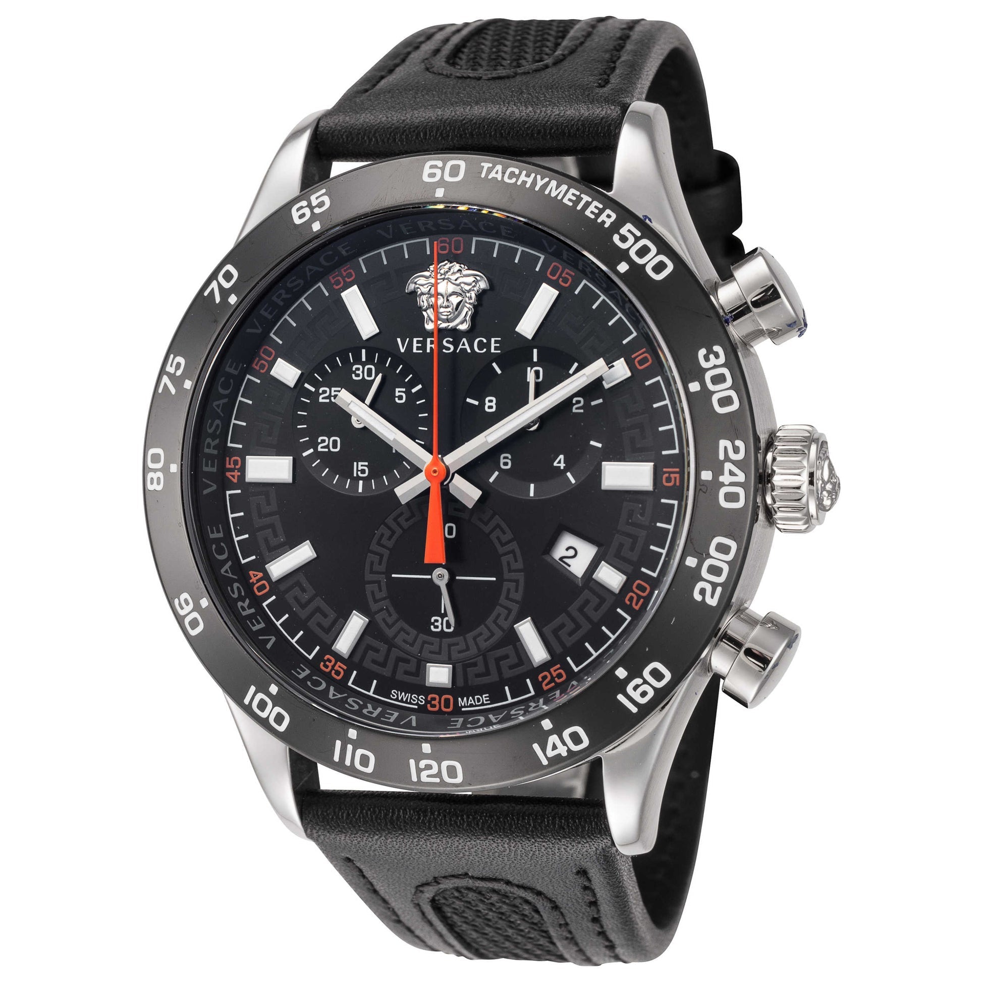 Versace Hellenyium Chronograph Men's Black Quartz Watch
