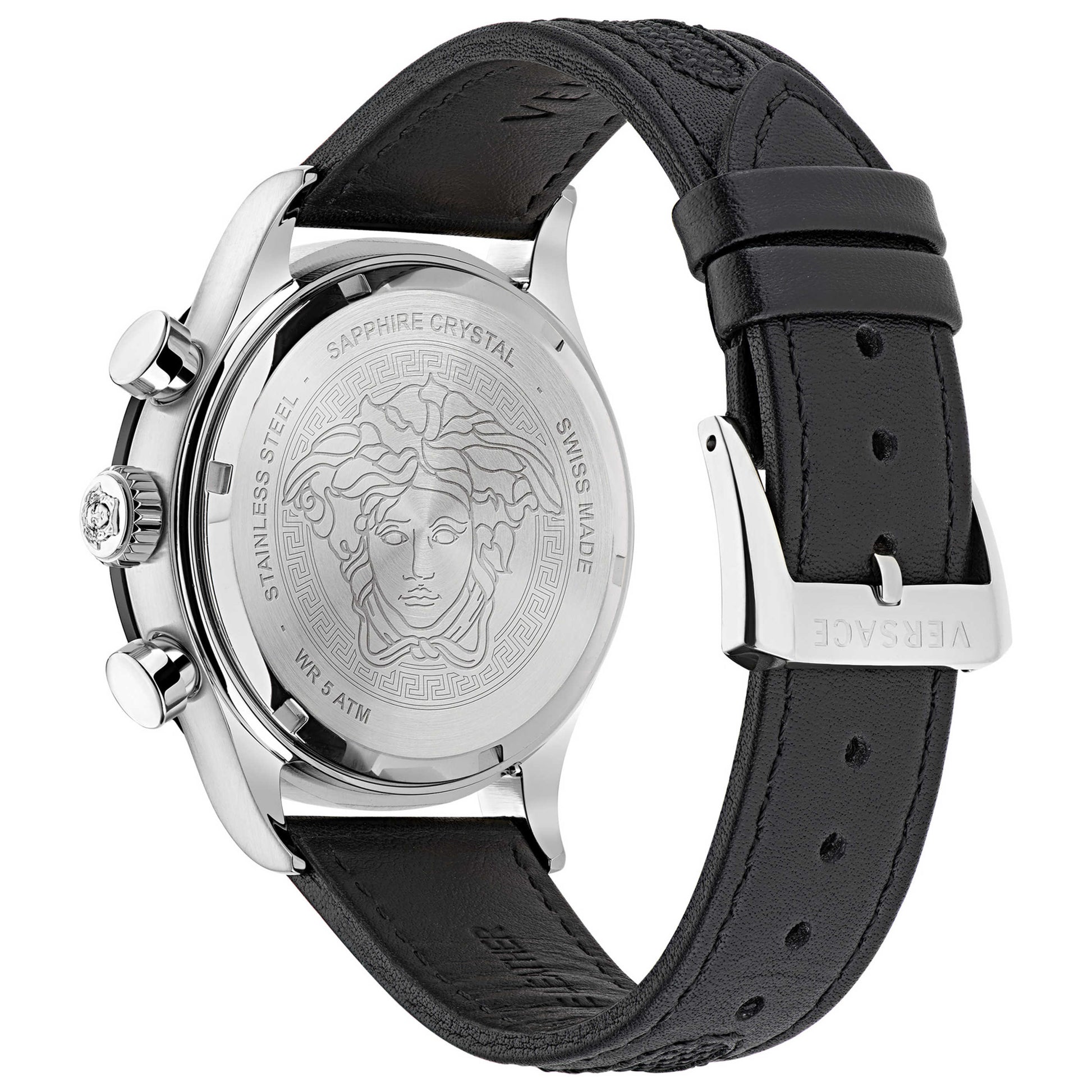 Versace Hellenyium Chronograph Men's Black Quartz Watch