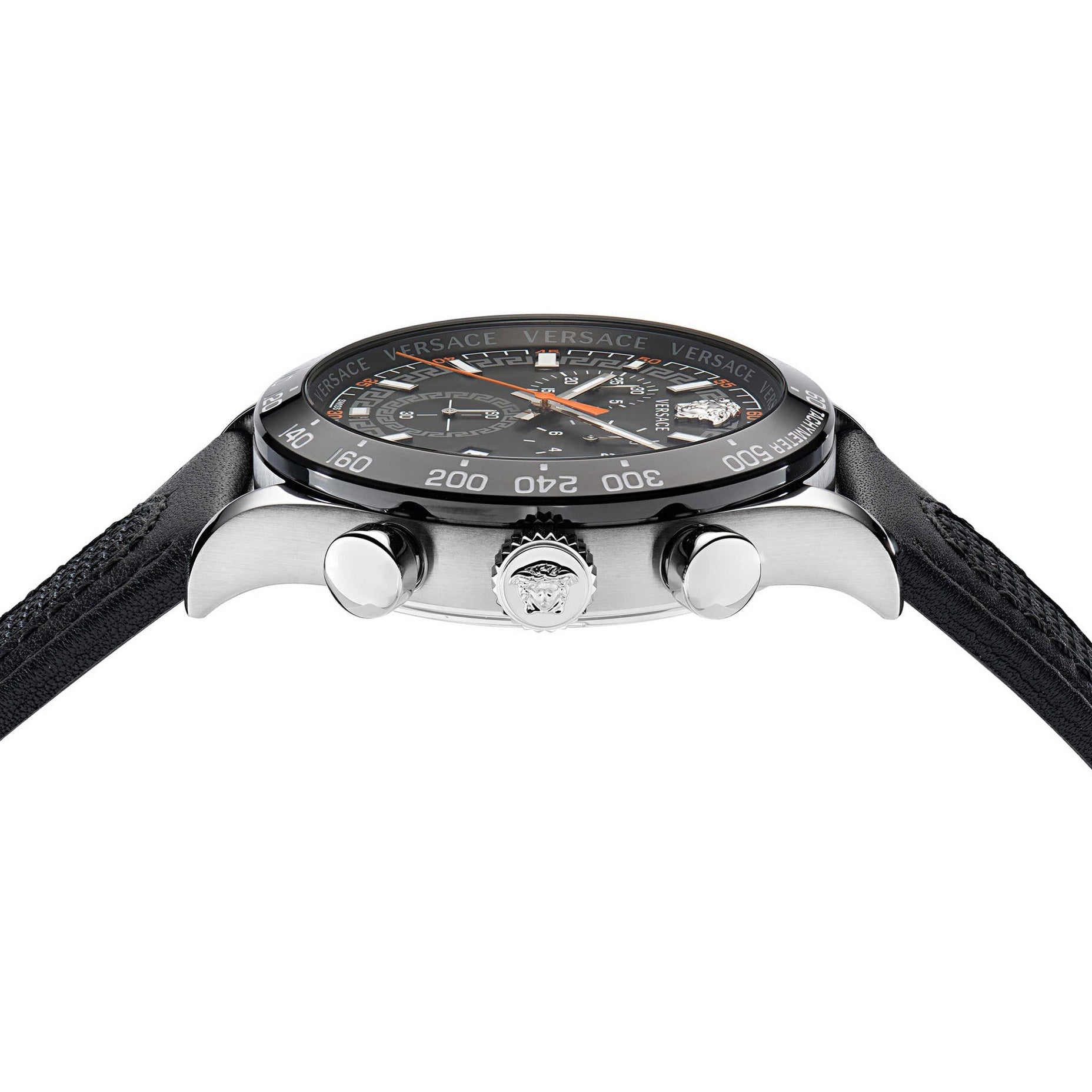 Versace Hellenyium Chronograph Quartz Men's Black Watch