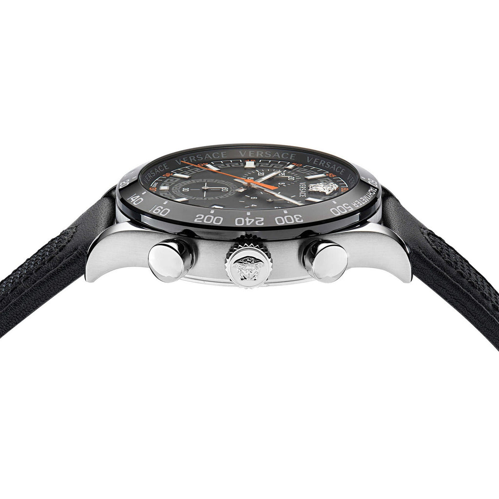 Versace Hellenyium Chronograph Men's Black Quartz Watch
