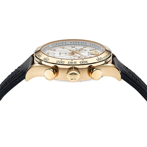 Versace Hellenyium Chronograph Men's White Black Quartz Watch