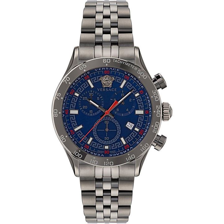 Versace Hellenyium Chronograph Men's Blue Watch