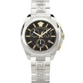 Versace Ladies Watch Chrono 40mm Black Bracelet